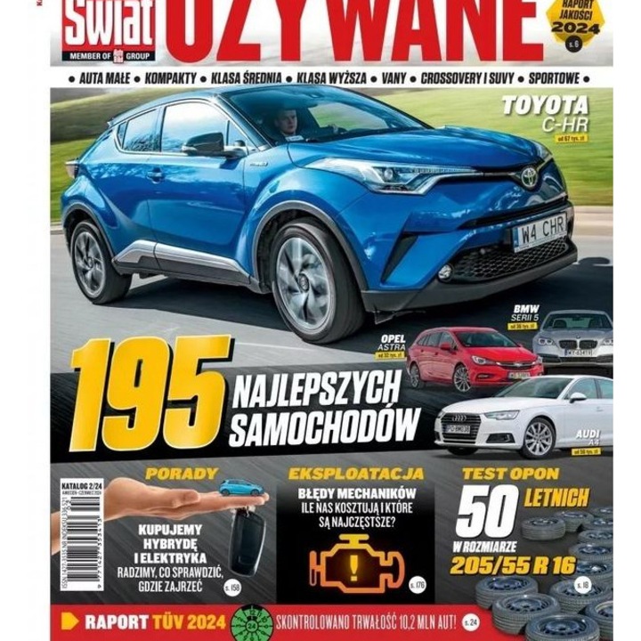 Auto Swiat Katalog Uzywane 2/2024, praca zbiorowa, 120 pagini, brosura