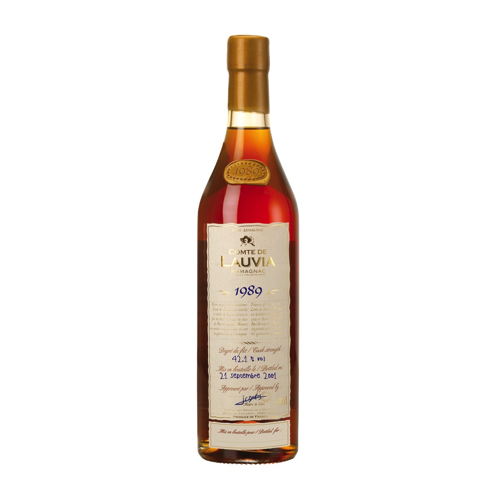 Armagnac Comte de Lauvia 1989 Vintage, 0.7l, 42.1%