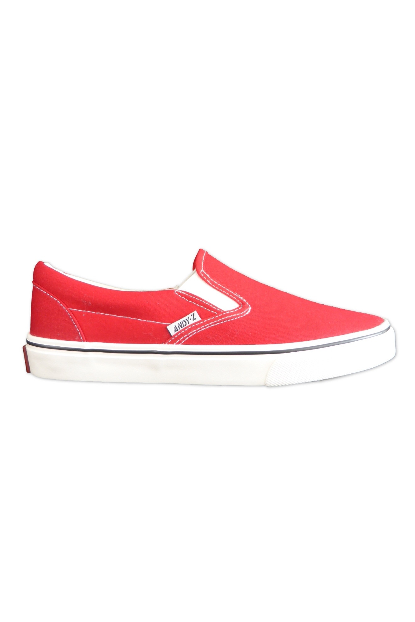Tenisi barbat - ANDY-Z - cu inchidere elastica - rosu