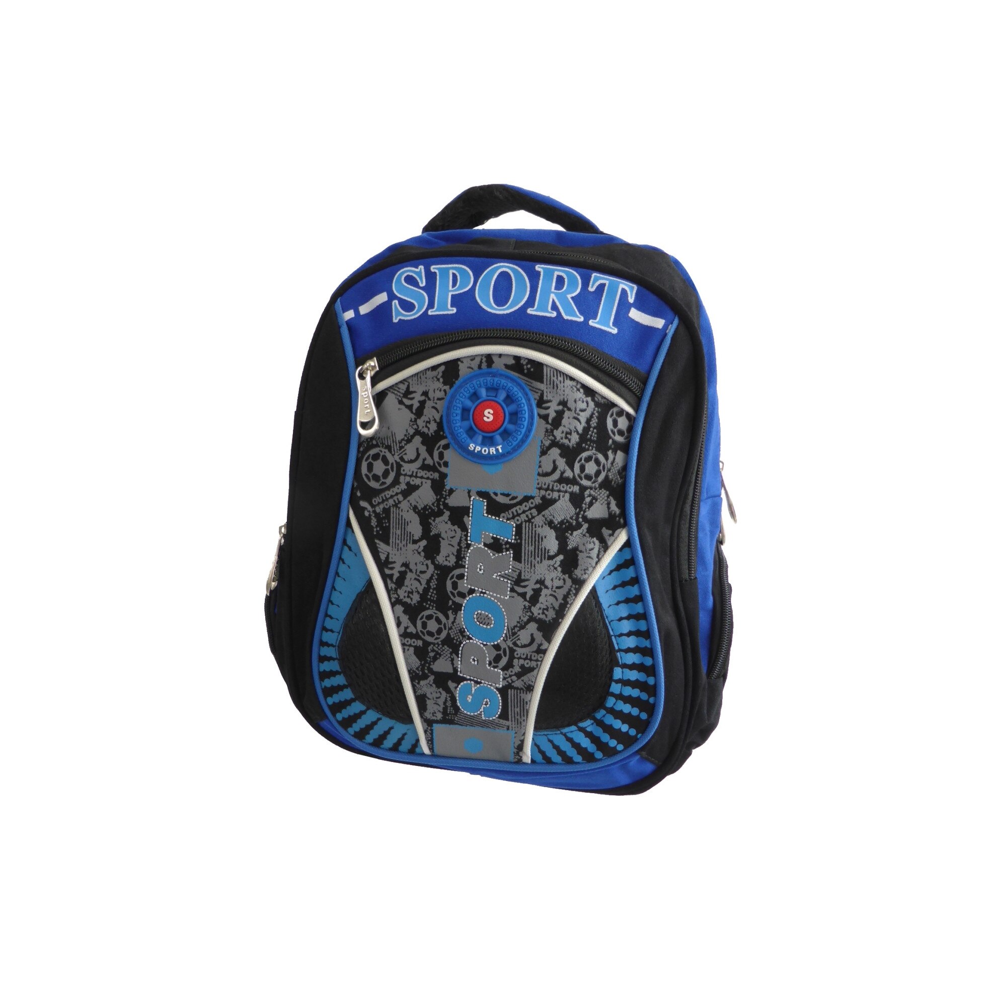 Rucsac - SPORT - negru si albastru 