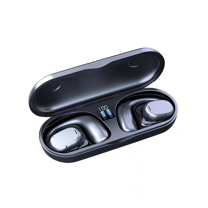 JS270 vezeték nélküli fejhallgató, nem fülbe helyezhető kialakítás, fekete, IPX5 vízállóság, 10 m átviteli távolság