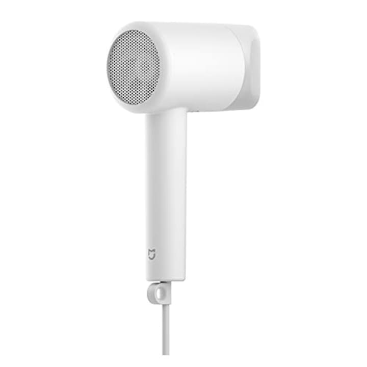 Сешоар Xiaomi Mi Ionic H300, сешоар, бързо изсъхване, компактен и преносим дизайн, интелигентен контрол на температурата, двойно захранване, бял, италианска версия