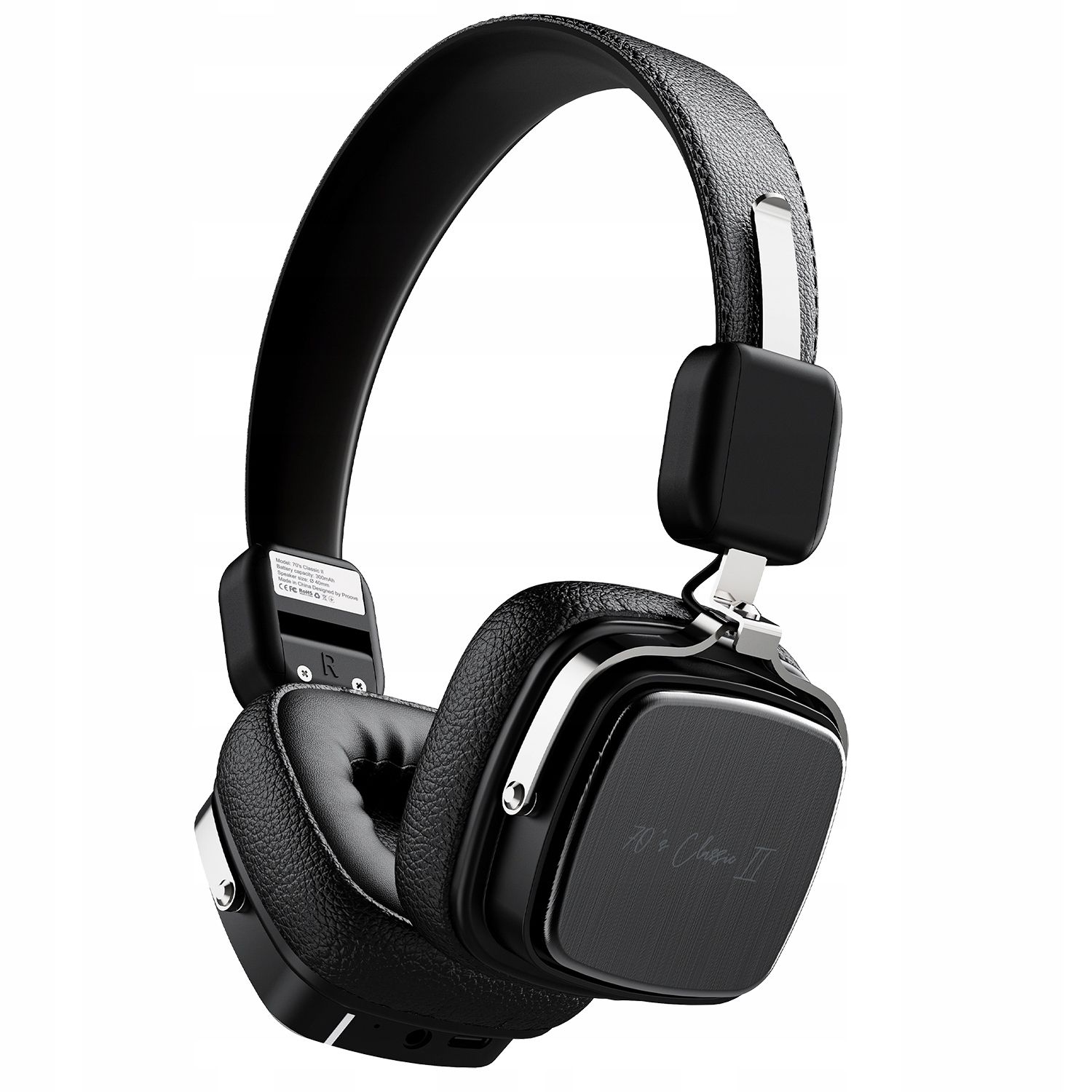 Handsfree Bluetooth Proove 70's Classic II, A2DP, Negru