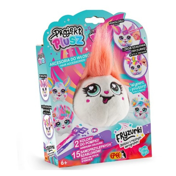 Set de coafuri papusa PROJECT PLUSH - Spark