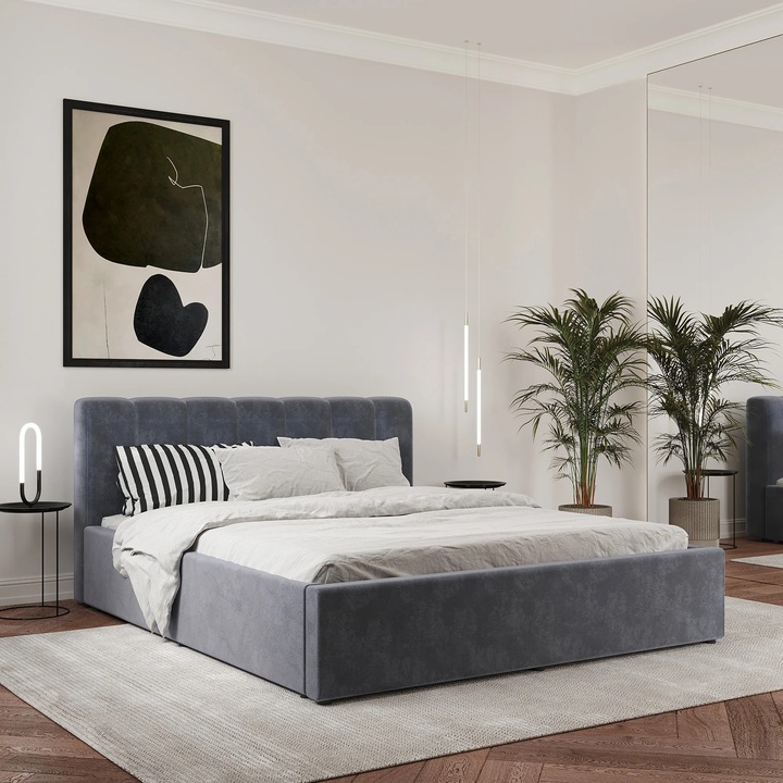 Pat Tapitat haaus Almo, 200 x 140 cm, Cenusiu