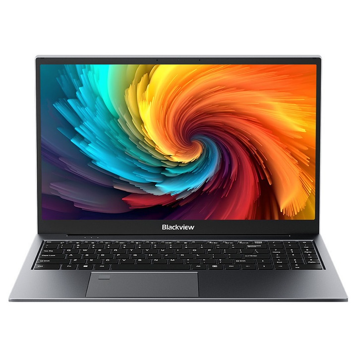 Blackview，Acebook 8 laptop, 15,6 hüvelykes 1920*1080 IPS képernyő, Intel Core N97 4 magos akár 3,6 GHz-ig, 16 GB RAM 512 GB SSD, kétsávos WiFi Bluetooth 5.0, 2*USB 3.0 1*USB 3.0 1*1*1. 1*Audio Jack 1*MicroSD kártyahely, 38Wh akkumulátor 36W töltés,szürke