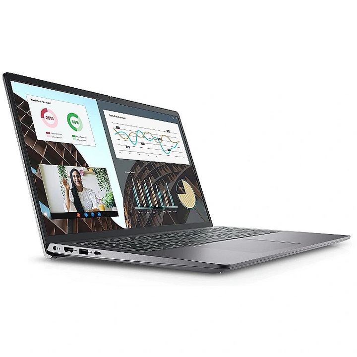 Лаптоп Dell Vostro 3530 с процесор Intel® Core i5-1334U до 4.6 GHz, 15.6'', Full HD, 120Hz, 16GB DDR4, 512GB SSD, Intel® Iris® Xe Graphics, Windows 11 Pro, Carbon Black