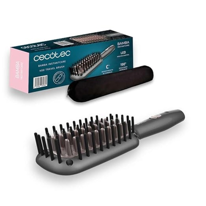 Cecotec Bamba InstantCare 400 Четка за пътуване Преса за коса