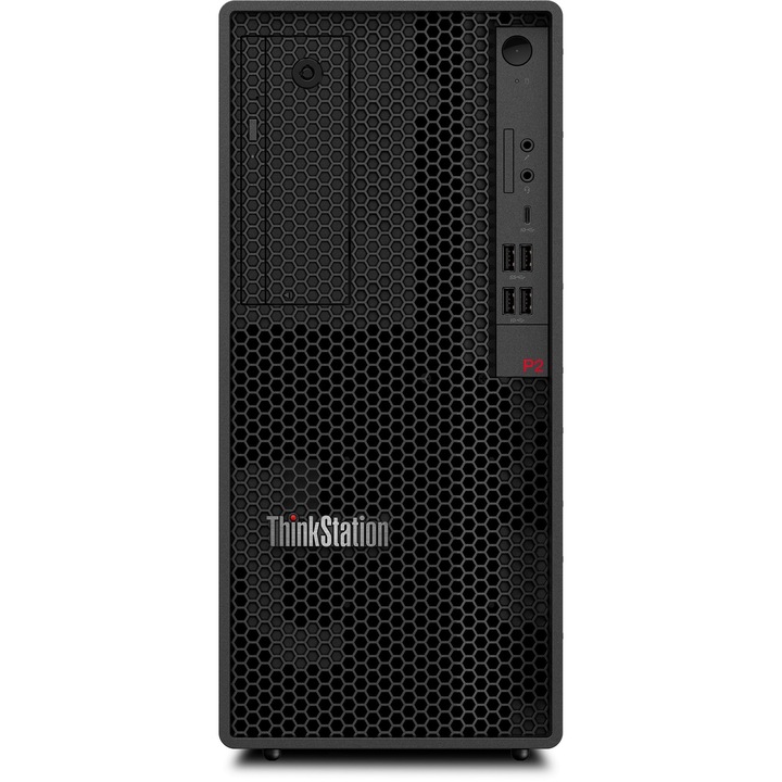 Настолен компютър Lenovo ThinkStation P2 Tower, Процесор Intel Core i7-14700 (2.5/5.6GHz, 33M), 64 GB, 1 TB SSD M.2 NVMe, NVIDIA GeForce RTX 4060 8GB, Windows 11 Professional