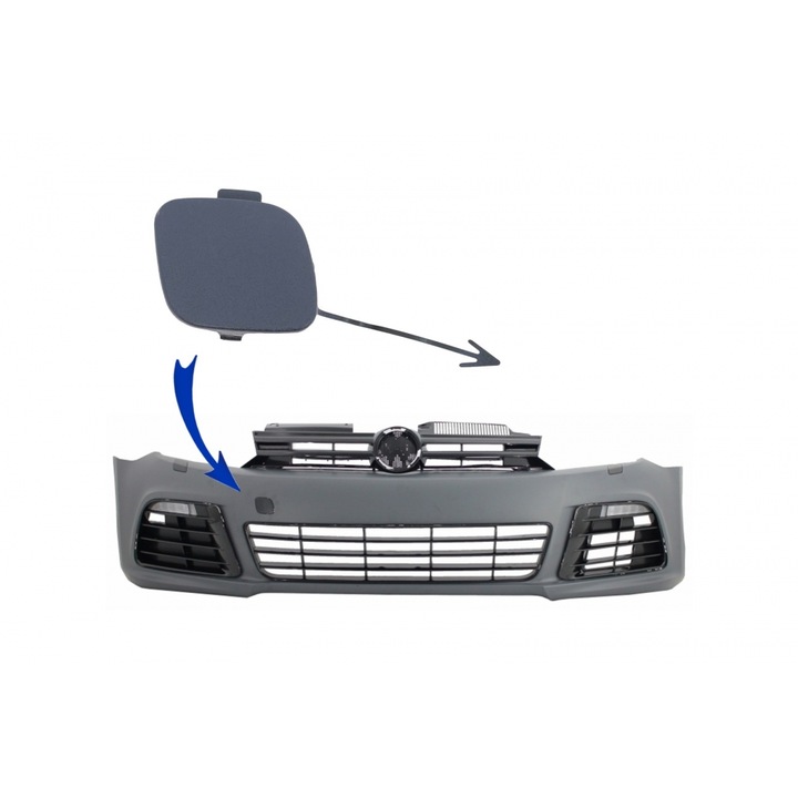 Capac Carlig de Tractare compatibil cu VW Golf VI 6 2008-2013 doar Bara Fata R20 Design