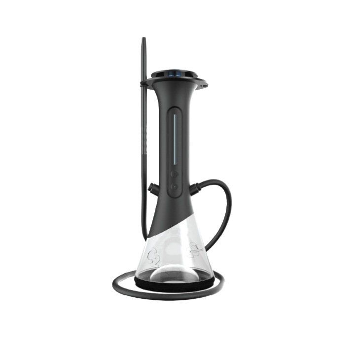 Narghilea Premium Electronica, C2 Hookah, Black