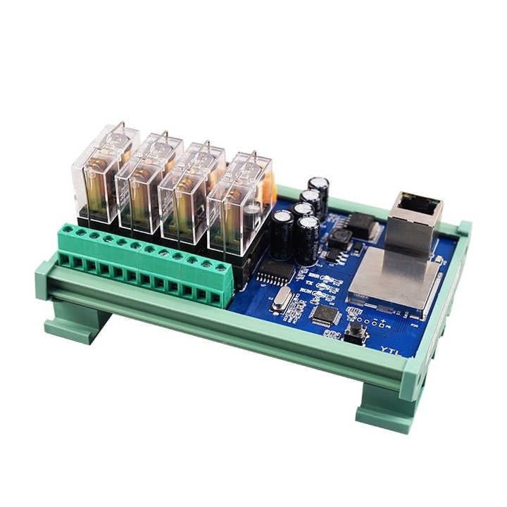 Modul releu 4 canale Ethernet Input/Output, alimentare 24V DC, Port ...