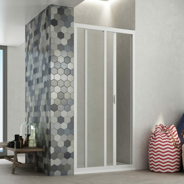 Paravan dus SARA, usi glisante, 110 cm