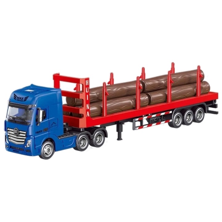 Camion Huina 1750 platforma transport lemn scara 1:50