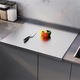 Tocator LYCENXI® din inox 304, forma L, 60x40cm, curatare usoara, argintiu