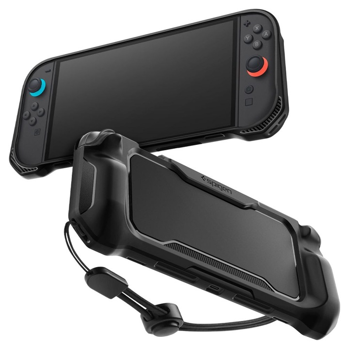 Nintendo Switch 2 tok, Spigen Protective Case Rugged Armor - matt fekete