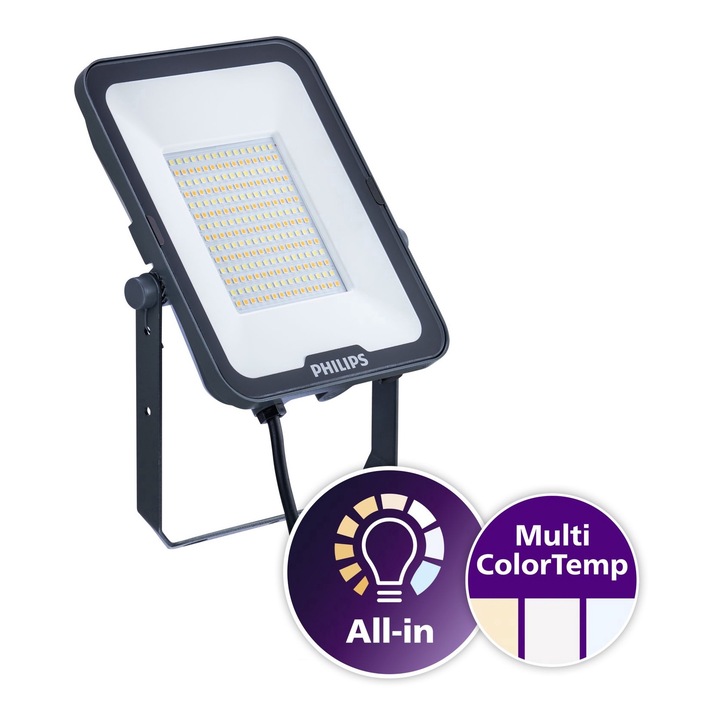 Proiector led BVP167 simetric 70W 3000K 4000K 6500K 8400lm IP65 Philips Ledinaire