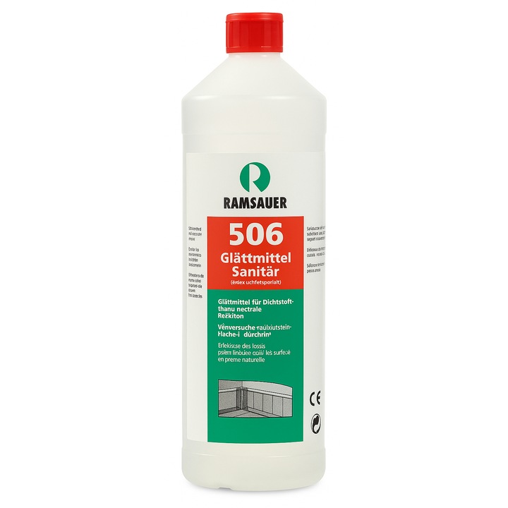 Solutie de netezire Ramsauer 506 Glättmittel – pentru rosturi proaspete, silicon si piatra naturala, 1000ml