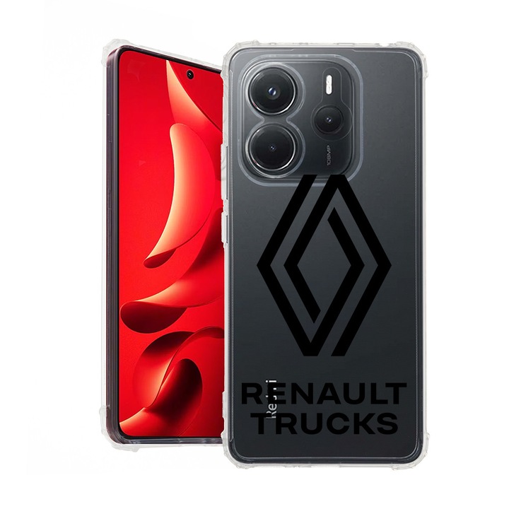 BestCase® Husa pentru Xiaomi Redmi Note 14 5G, Anti Shock 1.5MM, Renault Trucks, Protectie camera, ecran si colturi, 1938401 AS 1720