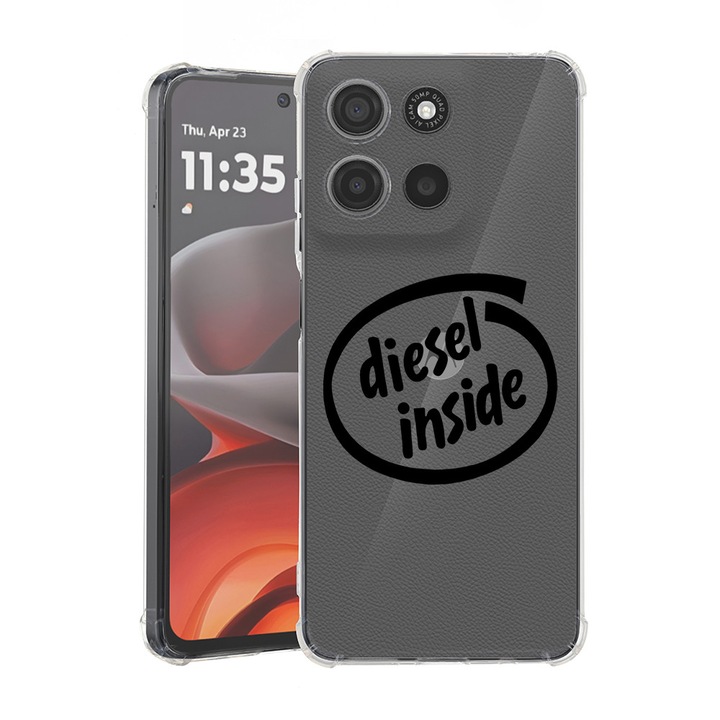 BestCase® Husa pentru Motorola Moto G75, Anti Shock 1.5MM, Diesel Inside, Protectie camera, ecran si colturi, 1946016 AS 1660