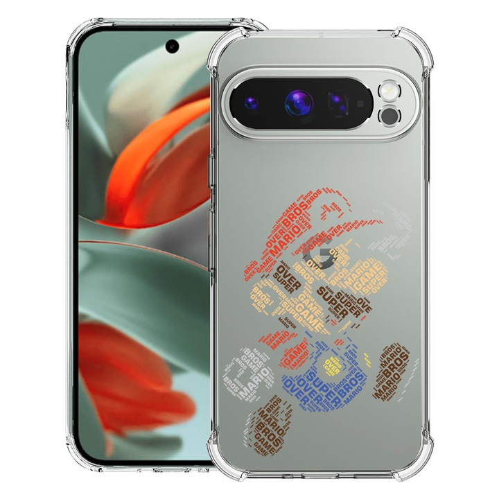 BestCase® Husa pentru Google Pixel 9 Pro XL, Anti Shock 1.5MM, Calligraphy Super Maria, Protectie camera, ecran si colturi, 1946015 AS 1537