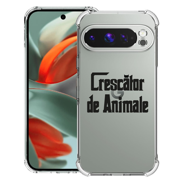 BestCase® Husa pentru Google Pixel 9 Pro XL, Anti Shock 1.5MM, Crescator De Animale - GodFather Style, Protectie camera, ecran si colturi, 1946015 AS 1693