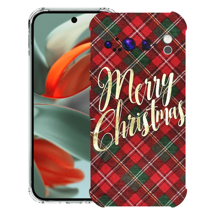 BestCase® Husa pentru Google Pixel 9 Pro XL, Anti Shock 1.5MM, Merry Christmas, Protectie camera, ecran si colturi, 1946015 AS 1362