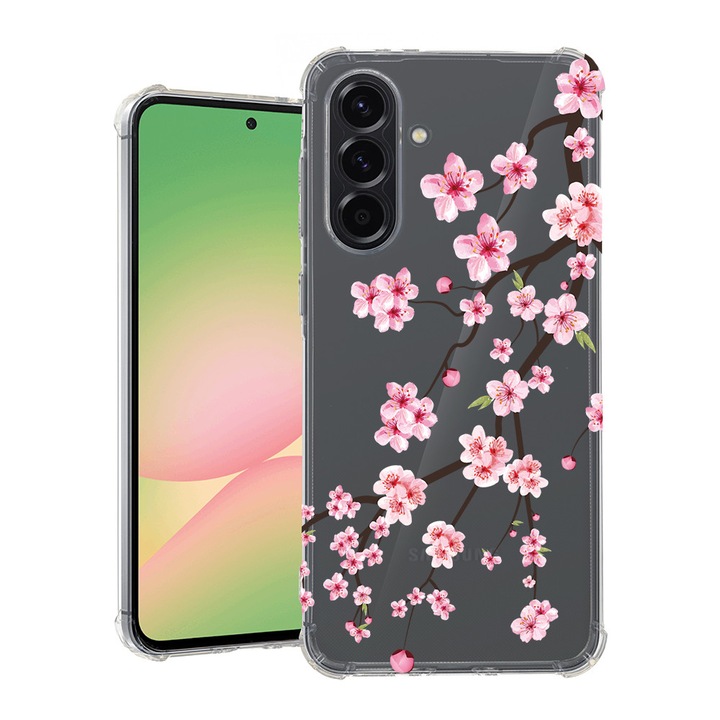 BestCase® Husa pentru Samsung Galaxy A17 5G cu Design Japan Cherry tree, Anti Shock, Reinforced 4 Corners, 2078494 AS 1475