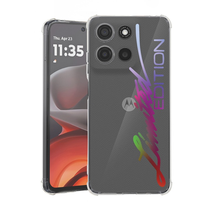 BestCase® Husa Anti Shock pentru Motorola Edge 60 Pro cu Design Limited Edition Colored, 2052054 AS 1656