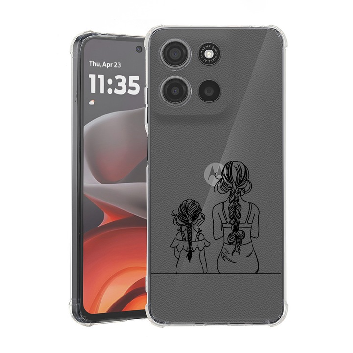 BestCase® Ütésálló tok Motorola Moto G86-hoz, Anya és lánya dizájnnal, 2052061 AS 1048