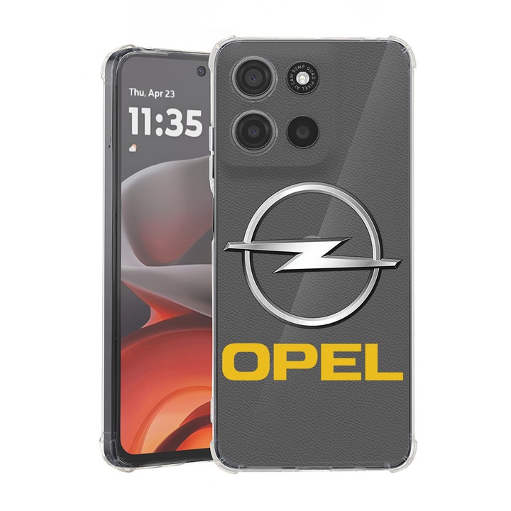 BestCase® Husa pentru Motorola Moto G75, Anti Shock 1.5MM, Opel, Protectie camera, ecran si colturi, 1946016 AS 1728