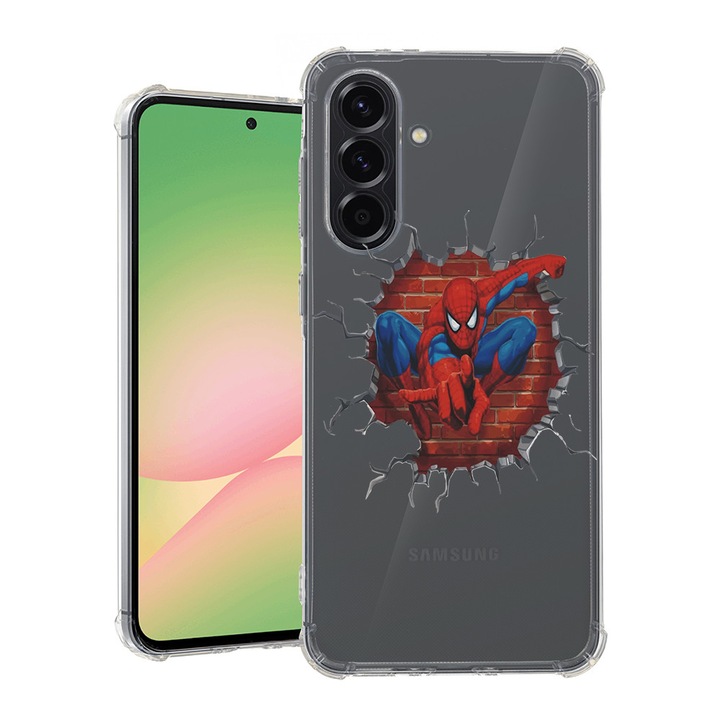 BestCase® Samsung Galaxy A17 5G tok Pókember dizájnnal, Ütésálló, Megerősített 4 sarok, 2078494 AS 1666