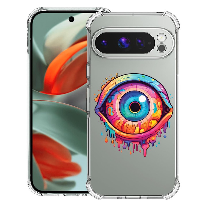 BestCase® Husa pentru Google Pixel 9 Pro XL, Anti Shock 1.5MM, Dream Colors Eye, Protectie camera, ecran si colturi, 1946015 AS 1507
