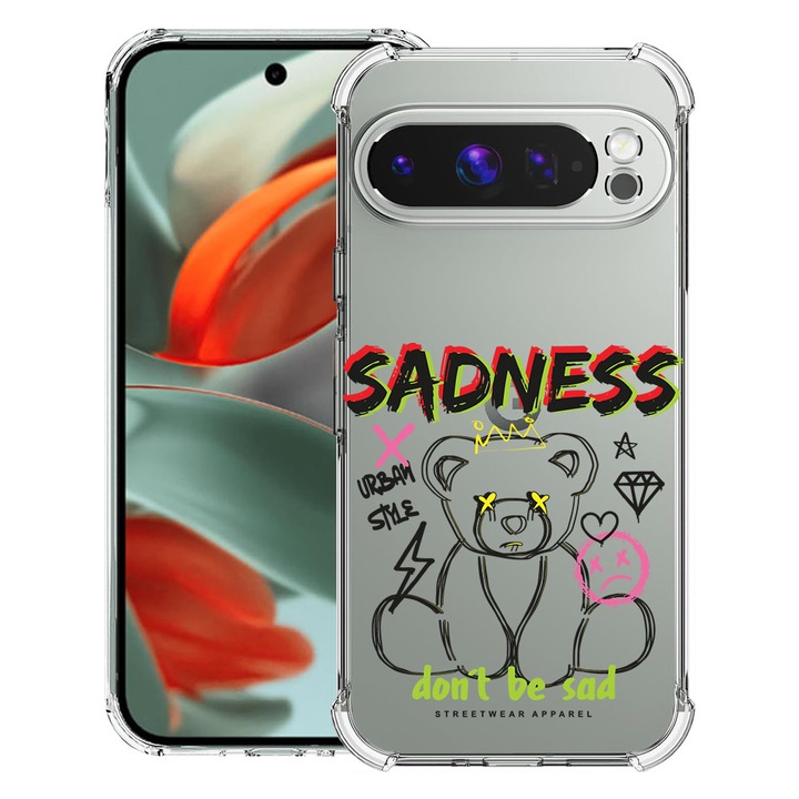 BestCase® Husa Anti Shock pentru Google Pixel 10 Pro XL cu Design Teddy Bear Sadness, 2052063 AS 1558