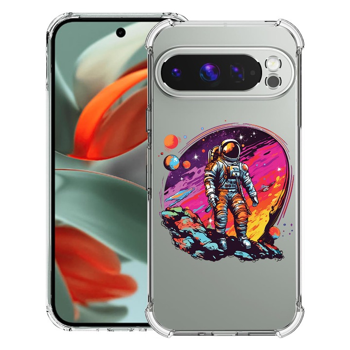 BestCase® Husa pentru Google Pixel 9 Pro XL, Anti Shock 1.5MM, Astronaut, Protectie camera, ecran si colturi, 1946015 AS 1505