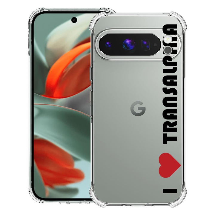 BestCase® Husa pentru Google Pixel 9 Pro XL, Anti Shock 1.5MM, I Love Transalpina, Protectie camera, ecran si colturi, 1946015 AS 1674