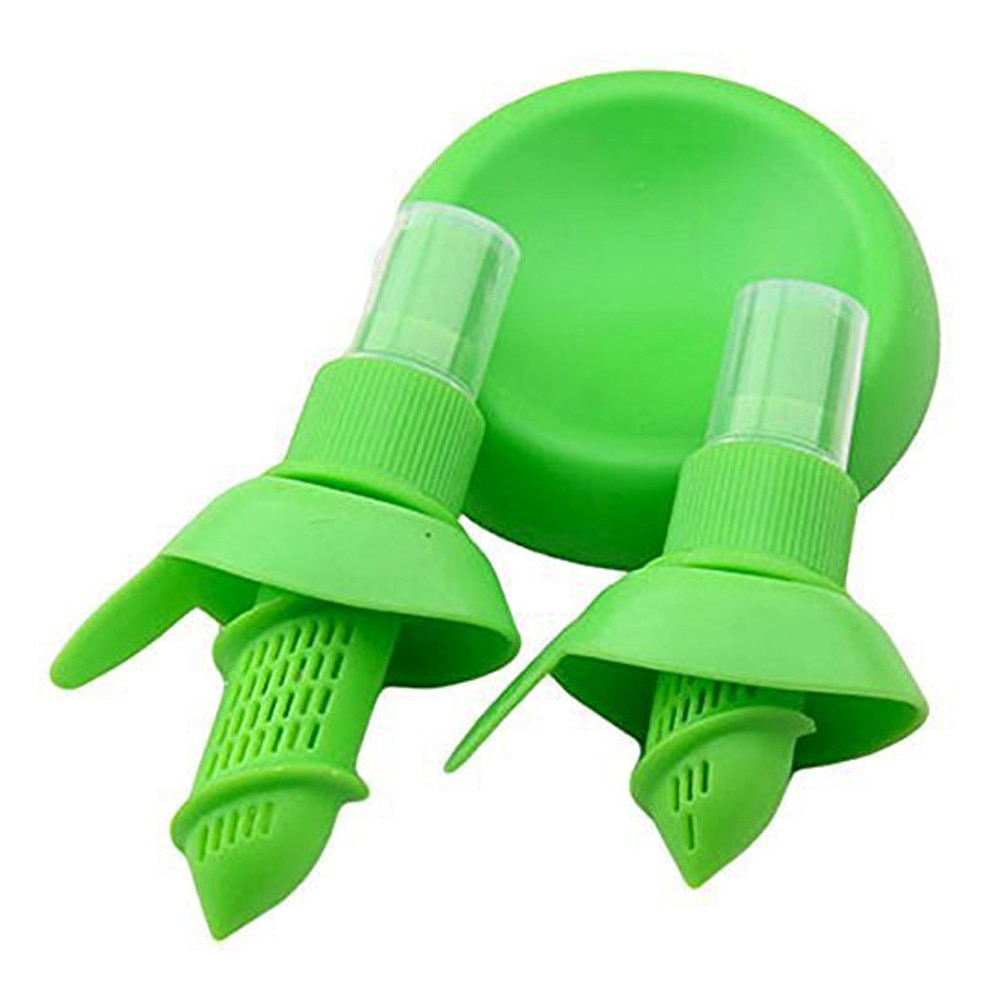 Set 2 pulverizatoare pentru citrice, cu suport, verde, FMD011