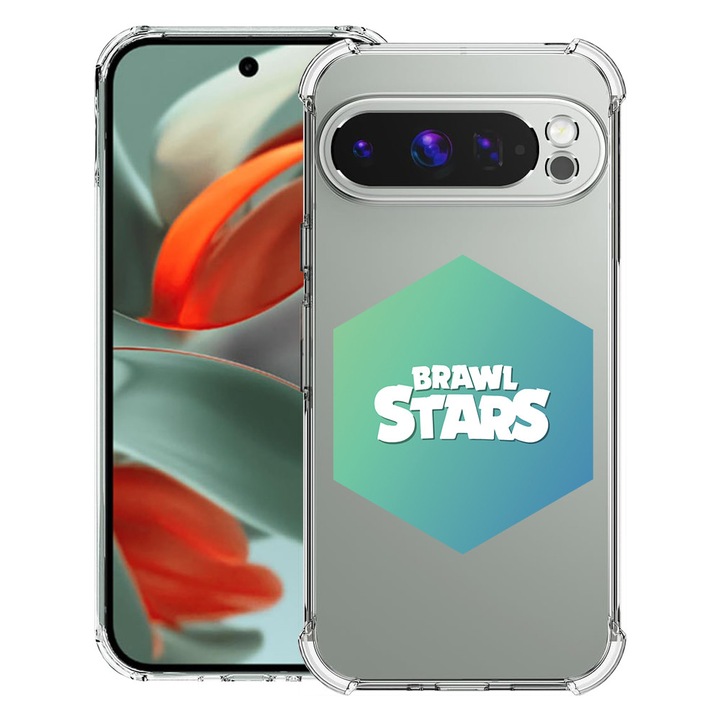 BestCase® Husa Anti Shock 1.5mm Compatibil cu Google Pixel 10 / Pixel 10 Pro, cu Design Brawl Stars, Reinforced 4 Corners, 3119587 AS 1685