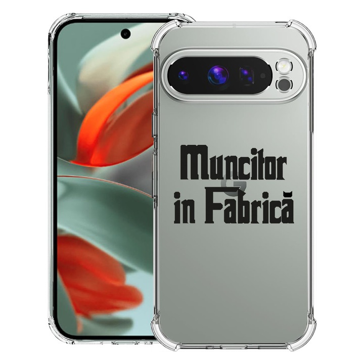 BestCase® Husa pentru Google Pixel 9 Pro XL, Anti Shock 1.5MM, Muncitor In Fabrica - GodFather Style, Protectie camera, ecran si colturi, 1946015 AS 1694