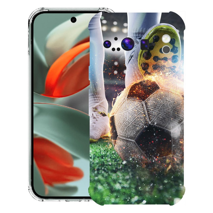 BestCase® Husa pentru Google Pixel 9 Pro XL, Anti Shock 1.5MM, Play Football, Protectie camera, ecran si colturi, 1946015 AS 1209