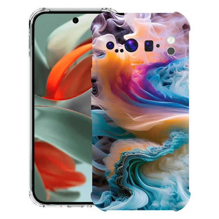 BestCase® Husa pentru Google Pixel 9 Pro XL, Anti Shock 1.5MM, Liquid Colors, Protectie camera, ecran si colturi, 1946015 AS 1233