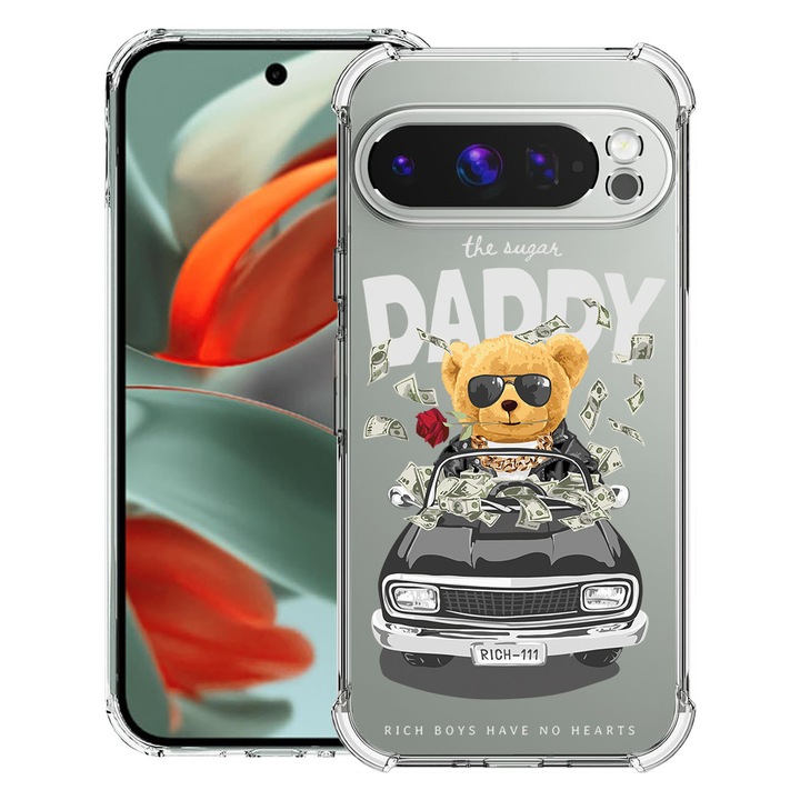 BestCase® Husa Anti Shock pentru Google Pixel 10 Pro XL cu Design Daddy Teddy Bear, 2052063 AS 1823