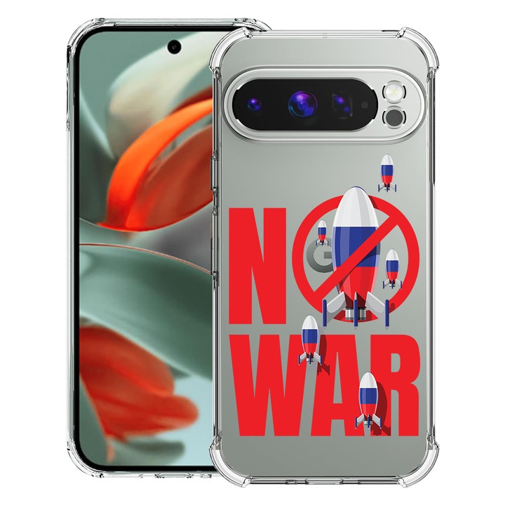 BestCase® Husa pentru Google Pixel 9 Pro XL, Anti Shock 1.5MM, No War, Protectie camera, ecran si colturi, 1946015 AS 1835
