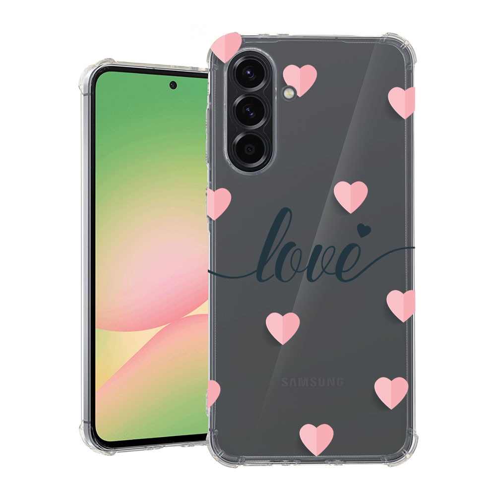 Intelli® Husa Anti Shock Compatibila cu Samsung Galaxy A27 5G, Love Flying Hearts, Protectie Camera, Rezistenta la uzura, 3156789 AS 85