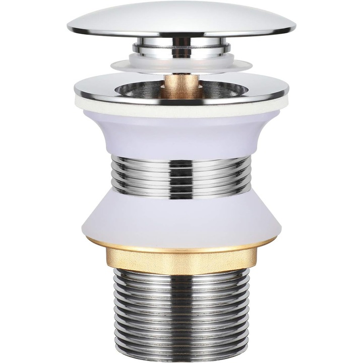 Automatikus mosogató lefolyó, sárgaréz rendszer, megbízható kialakítás, könnyen telepíthető