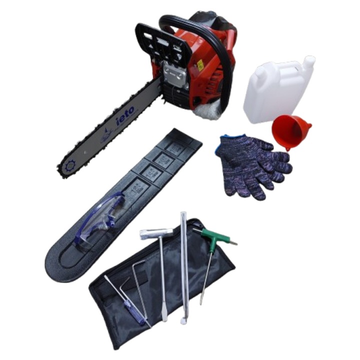 Drujba benzina 5800, 58 cc, 2 timpi, 2.2 kw/11000 RPM, 3 HP, Lant fierastrau 0.325"