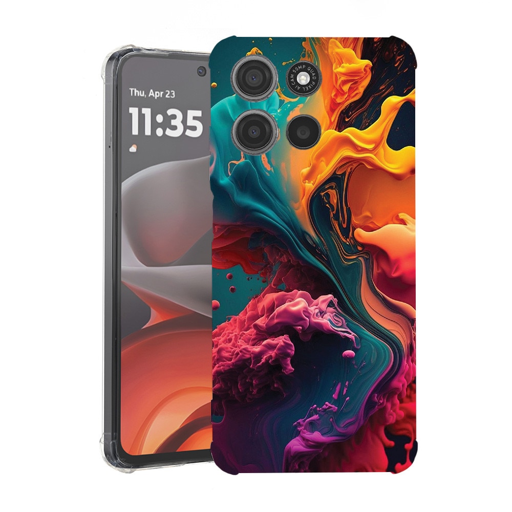 BestCase® Husa Anti Shock pentru Motorola Edge 60 / Edge 60 Fusion cu Design Liquid Colors, 2052055 AS 1234
