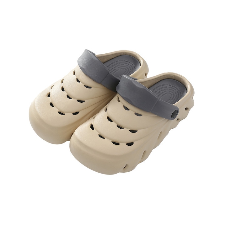 Papuci barbati, talpa groasa, Spuma EVA, kaki, Kaki