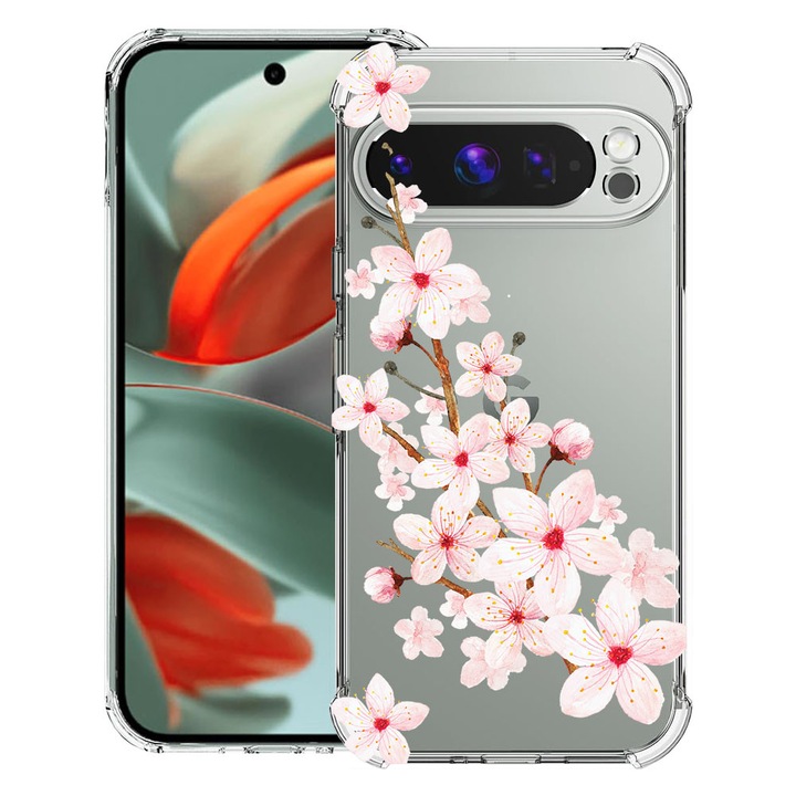 BestCase® Husa pentru Google Pixel 9 Pro XL, Anti Shock 1.5MM, Spring Flower, Protectie camera, ecran si colturi, 1946015 AS 62