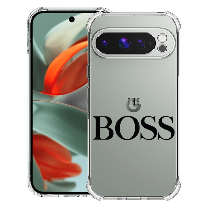 BestCase® Husa Anti Shock 1.5mm Compatibil cu Google Pixel 10 Pro / Pixel 10, cu Design The Boss, Reinforced 4 Corners, 3119593 AS 1612